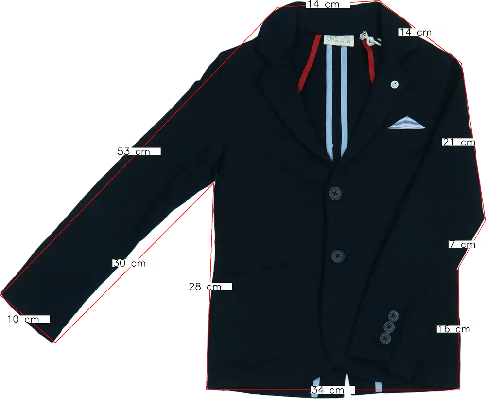 Fekete OVS Dzseki EU 110 / UK 5 év / US 5 év/XS