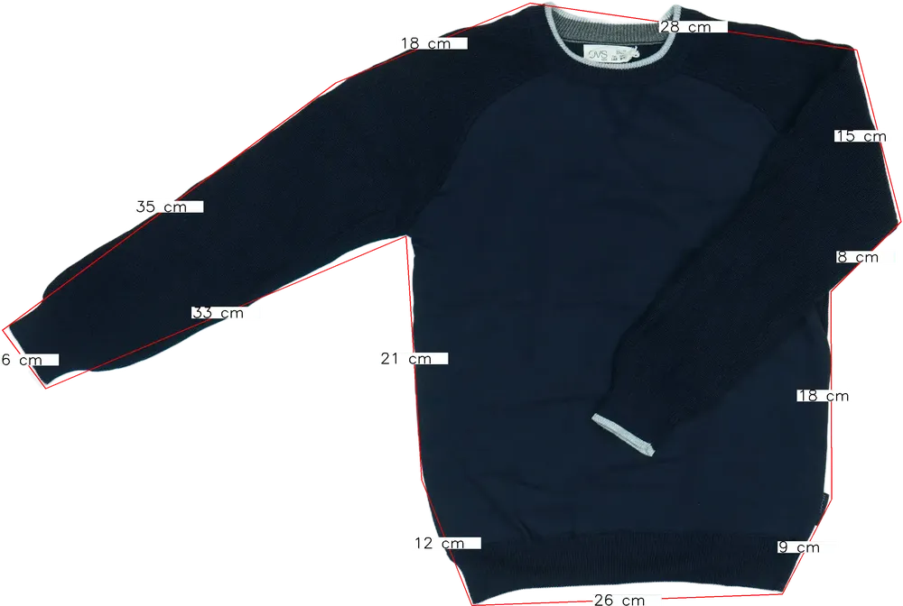 Kék OVS Pulóver EU 122 / UK 7 év / US 7 év/M