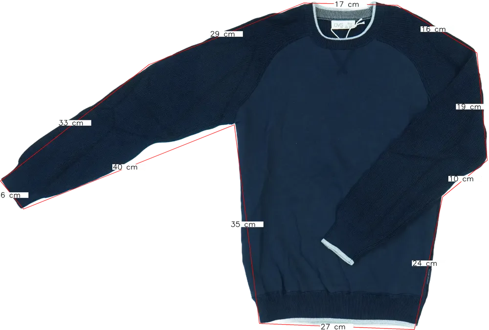 Kék OVS Kötött pulcsi EU 134 / UK 9 év / US 9 év/L