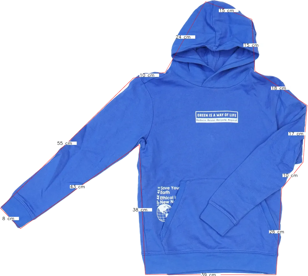 Lila OVS Kapucnis pulóver EU 170 / UK 15 év / US XL