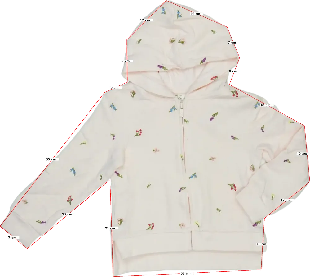 Rózsaszín OVS Kapucnis pulóver EU 104 / UK 4 év / US 4T/XS