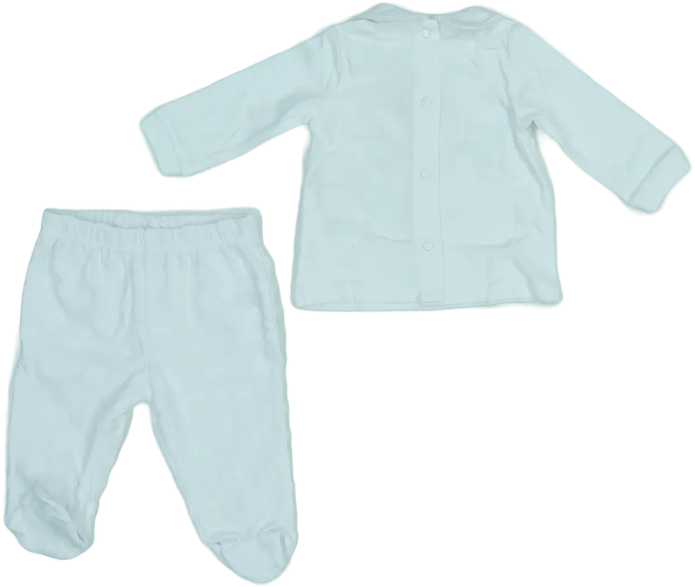 White Thun 2-piece set - Top &amp; Bottom EU 62 / UK 0-3 months / US 0-3 months