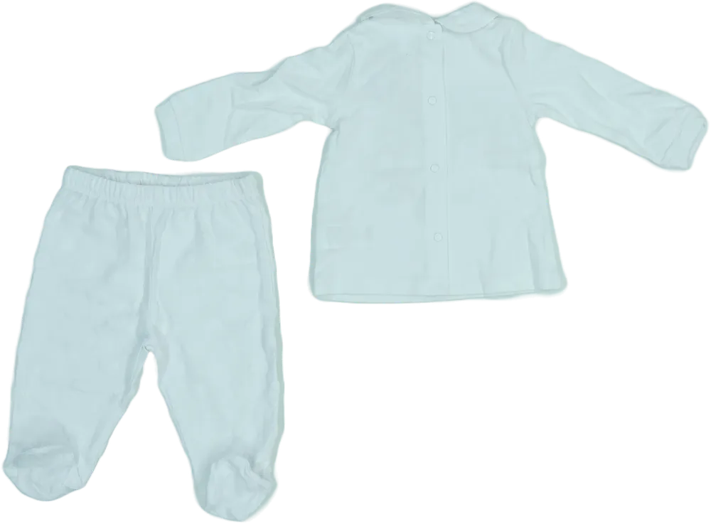 White Thun 2-piece set - Top &amp; Bottom EU 68 / UK 3-6 months / US 3-6 months
