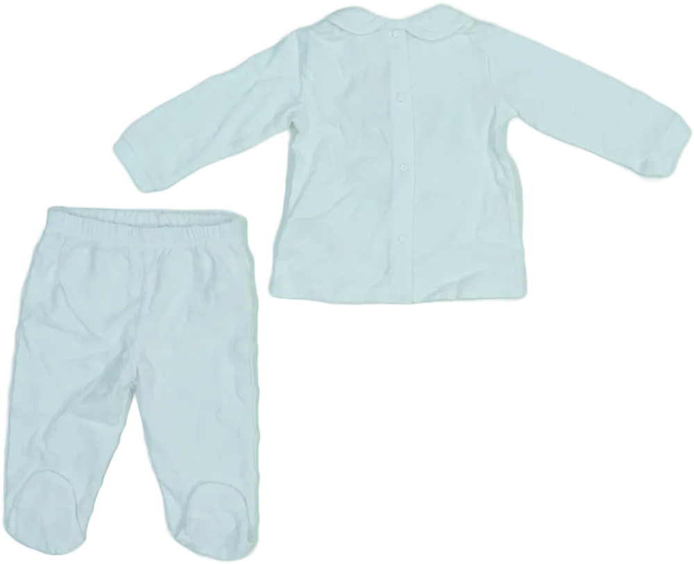 White Thun 2-piece set - Top &amp; Bottom EU 74 / UK 6-9 months / US 6-9 months