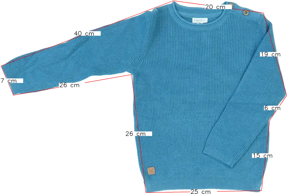 Kék OVS - Fagottino Kötött pulcsi EU 98 / UK 3 év / US 3T
