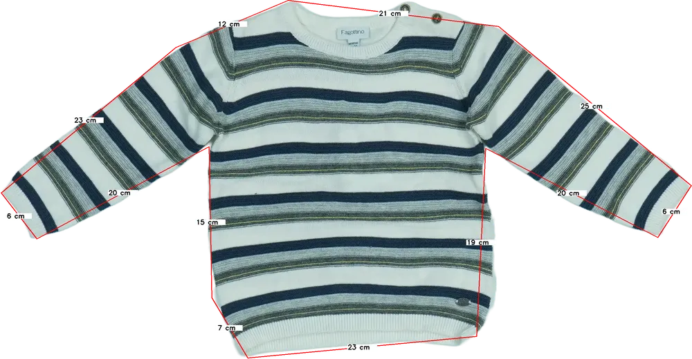 Szürke OVS - Fagottino Kötött pulcsi EU 92 / UK 2 év / US 2T