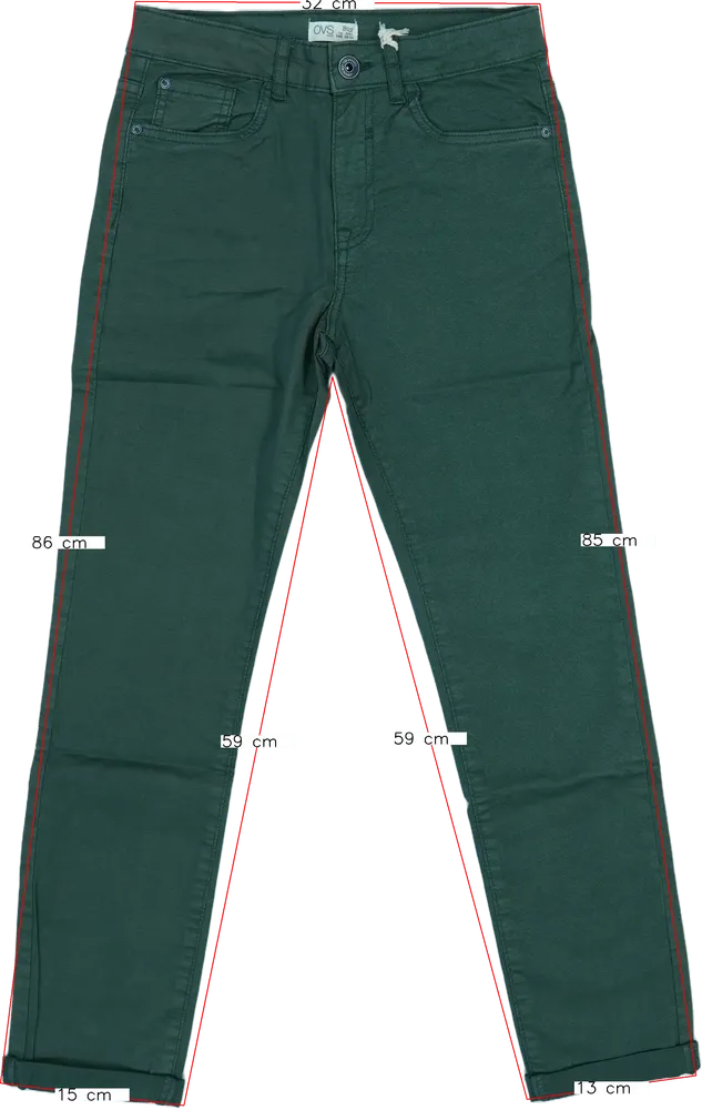 Zöld OVS Hosszúnadrág EU 146 / UK 11 év / US 12 év/L