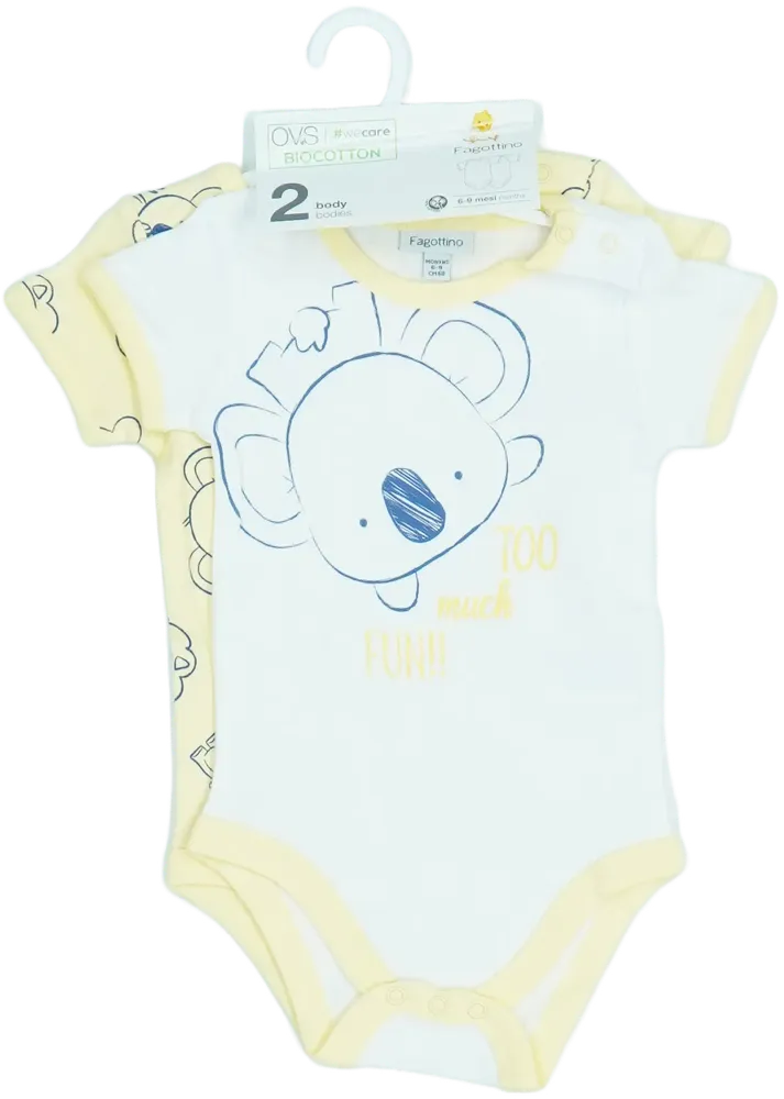 Sárga OVS - Fagottino Csomag - Body EU 74 / UK 6-9 hónap / US 6-9 hónap