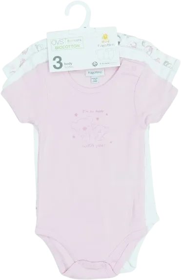 Rózsaszín OVS - Fagottino Csomag - Body EU 74 / UK 6-9 hónap / US 6-9 hónap