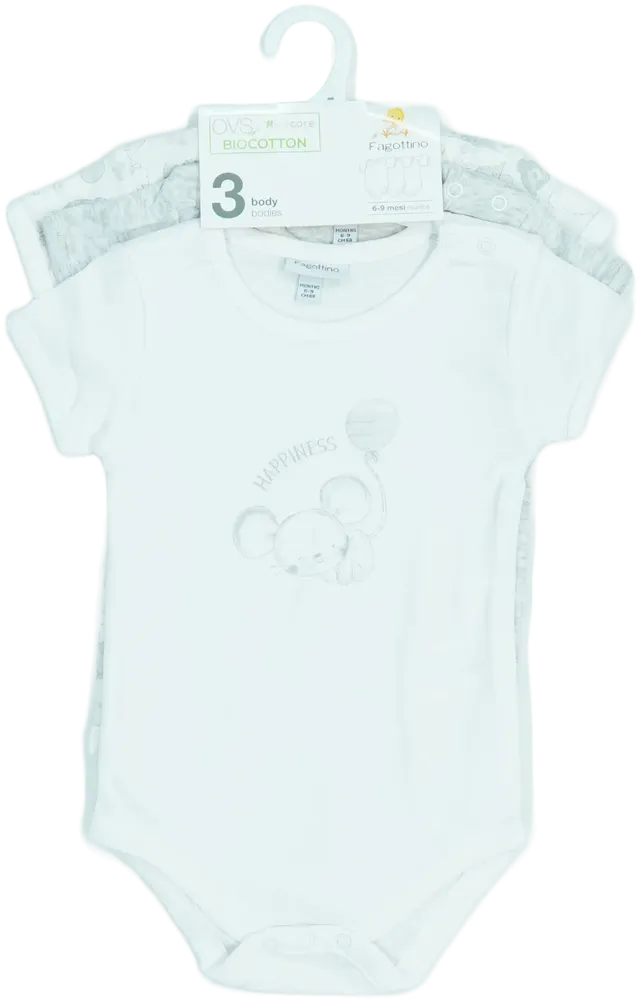 Szürke OVS - Fagottino Csomag - Body EU 74 / UK 6-9 hónap / US 6-9 hónap