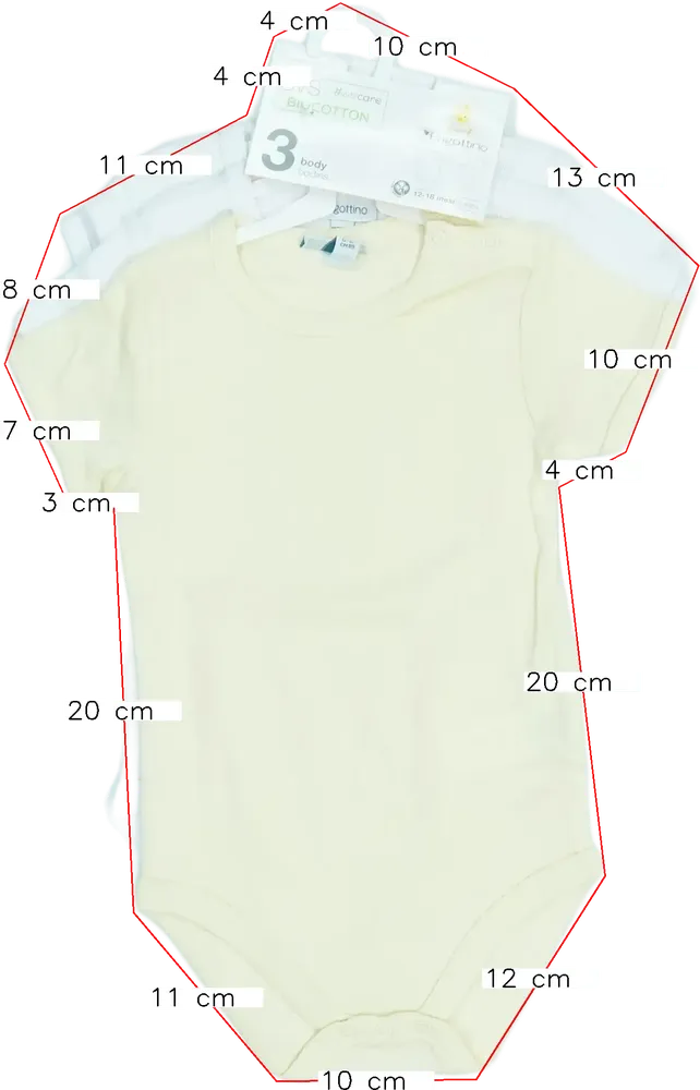 Sárga OVS - Fagottino Csomag - Body EU 86 / UK 12-18 hónap / US 18 hónap