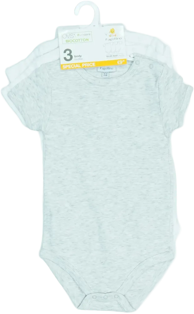 Szürke OVS - Fagottino Csomag - Body EU 92 / UK 2 év / US 2T