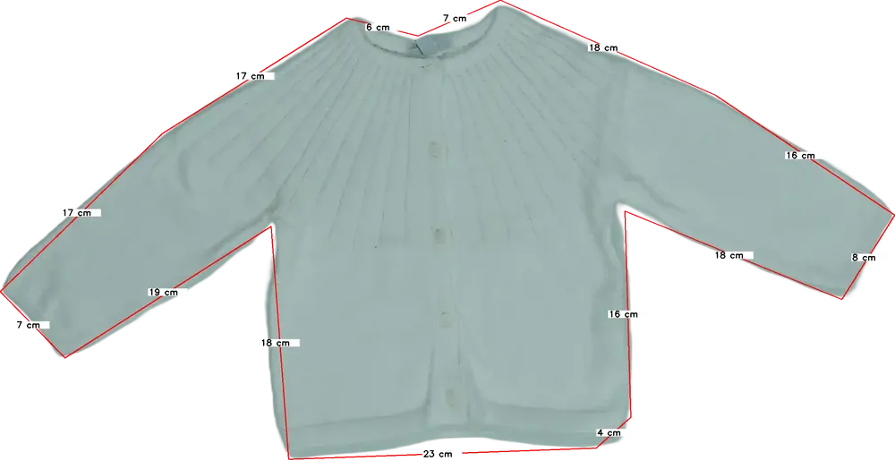 Fehér OVS - Fagottino Kardigán EU 86 / UK 12-18 hónap / US 18 hónap