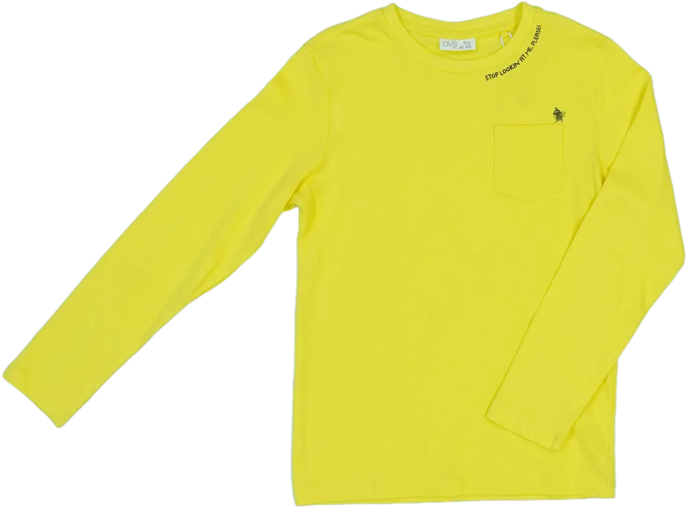Sárga OVS Hosszú ujjú felső EU 140 / UK 10 év / US 10 év/L