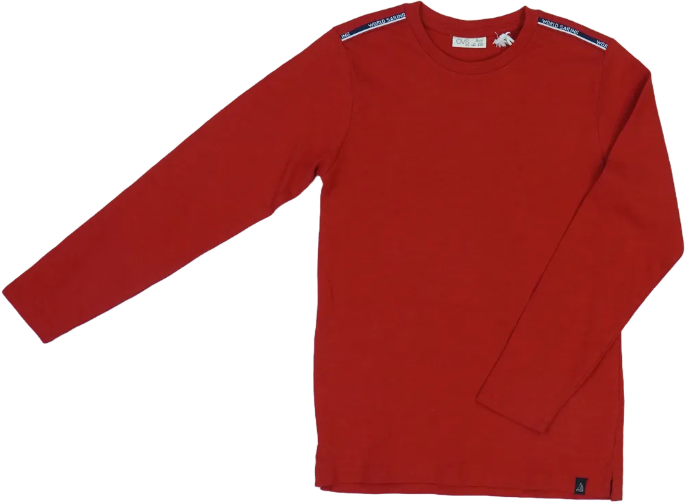 Piros OVS Hosszú ujjú felső EU 140 / UK 10 év / US 10 év/L