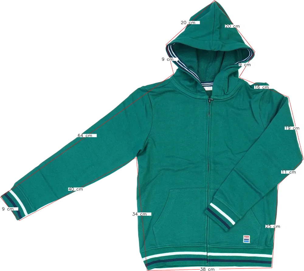 Zöld OVS Kapucnis pulóver EU 146 / UK 11 év / US 12 év/L