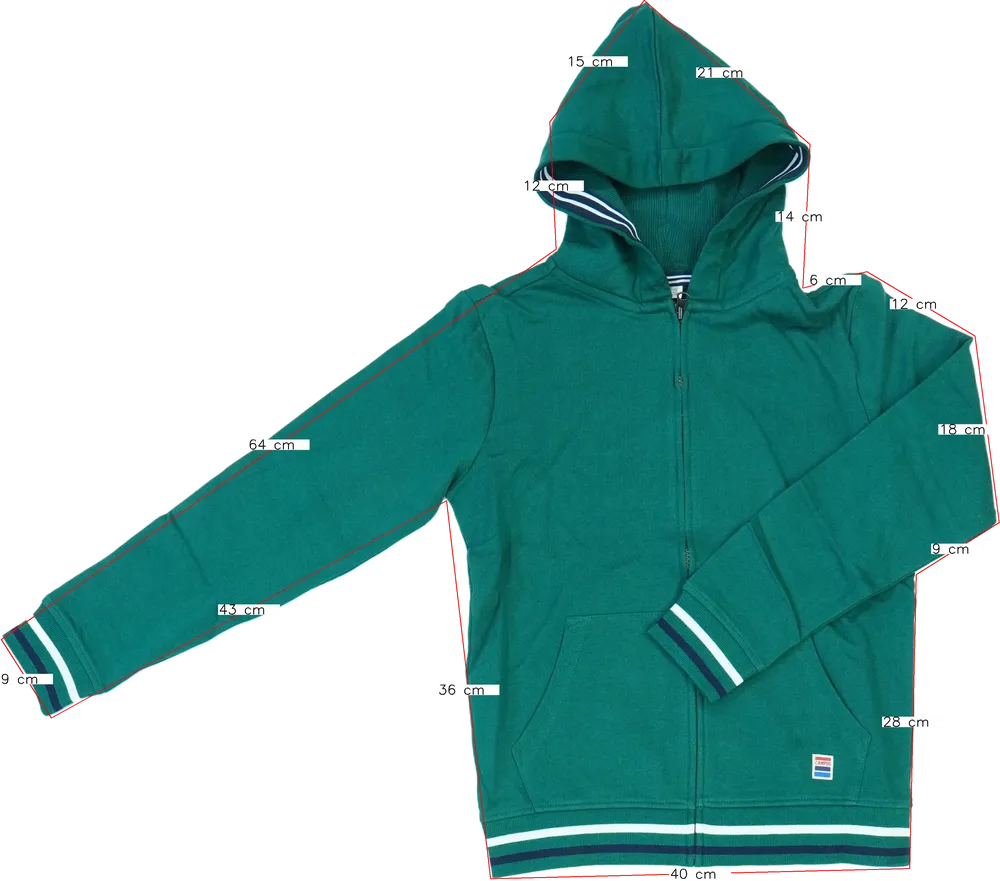 Zöld OVS Kapucnis pulóver EU 152 / UK 12 év / US 12 év/L