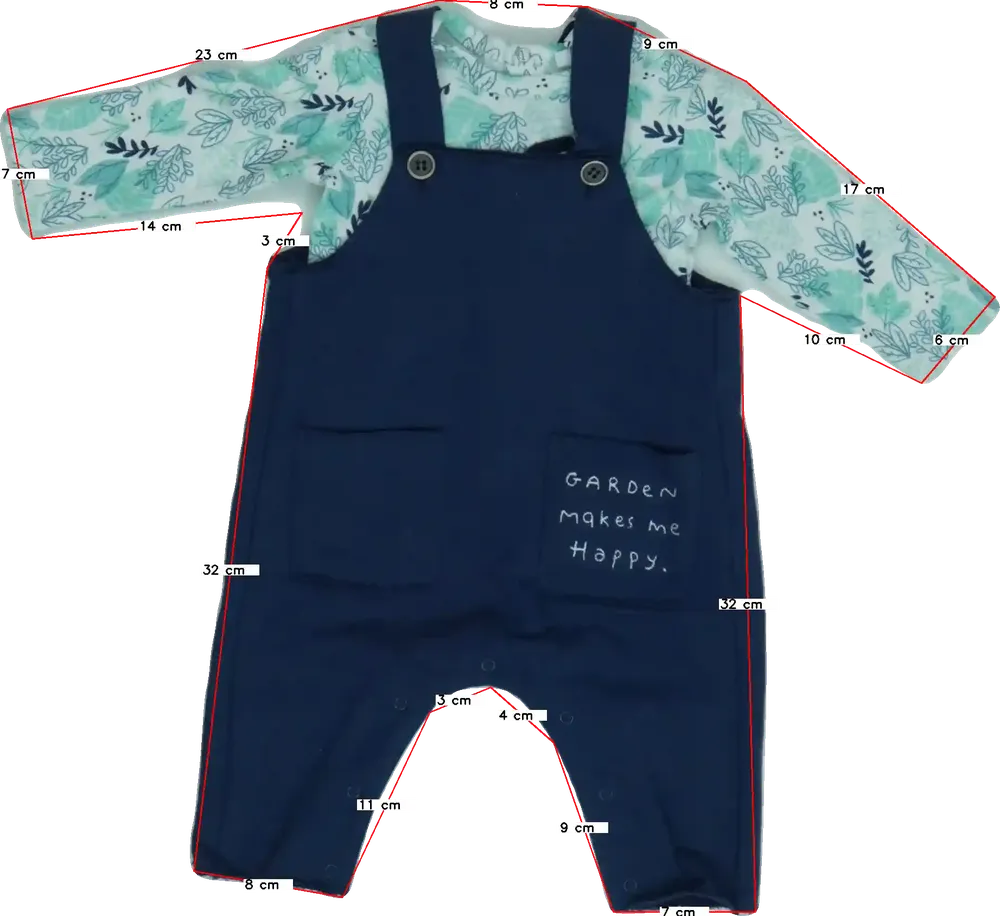 Multicoloured OVS - Fagottino 2-piece set - Top &amp; Bottom EU 62 / UK 0-3 months / US 0-3 months