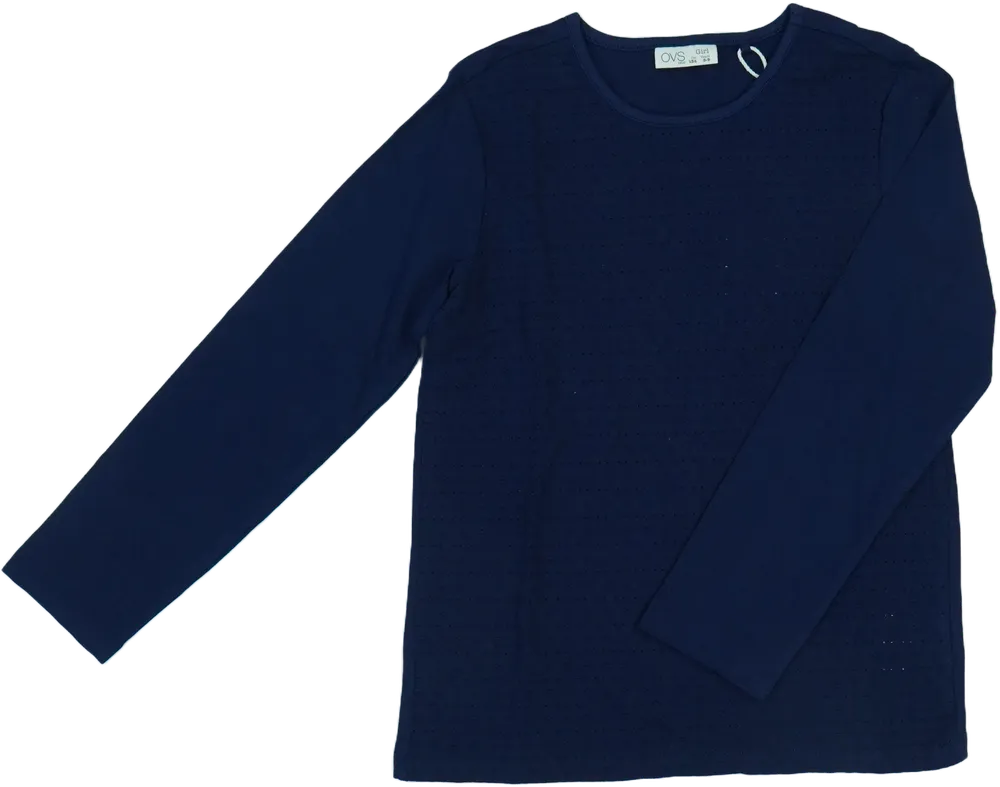 Kék OVS Hosszú ujjú felső EU 134 / UK 9 év / US 9 év/L