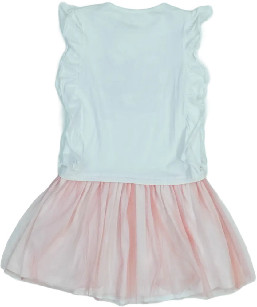 Rózsaszín LOL Ruha EU 122 / UK 7 év / US 7 év/M