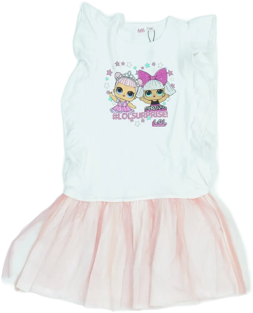 Rózsaszín LOL Ruha EU 140 / UK 10 év / US 10 év/L