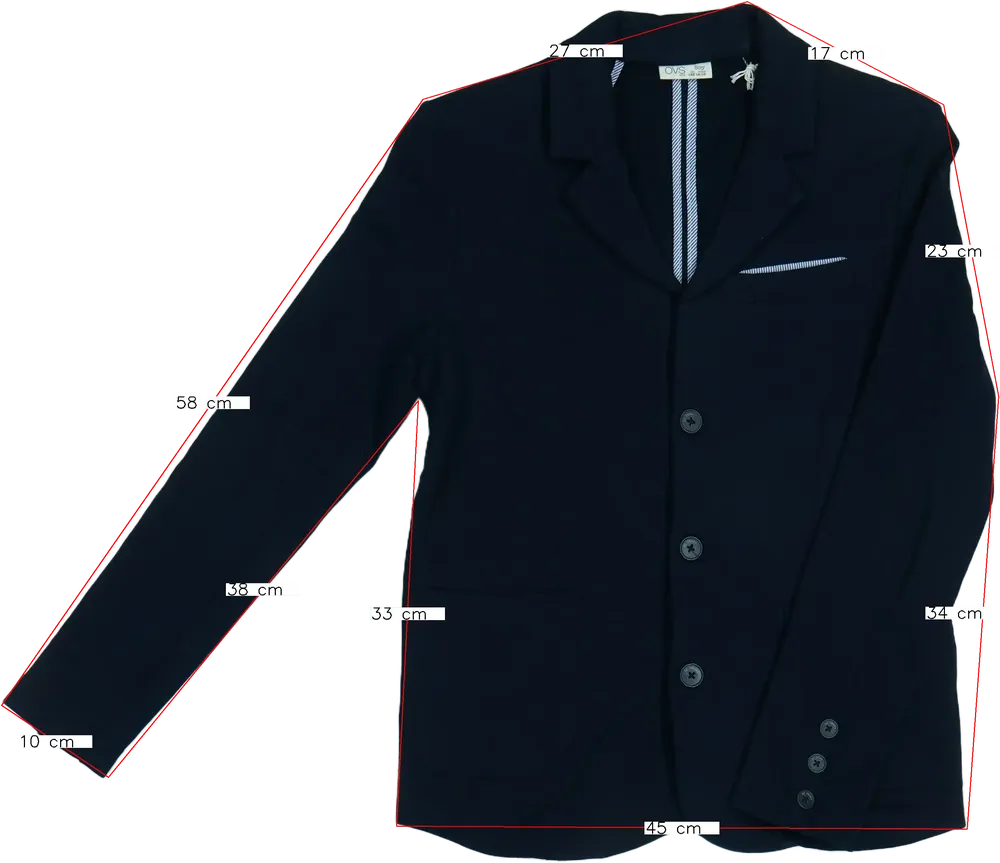 Fekete OVS Dzseki EU 158 / UK 13 év / US 14 év/XL