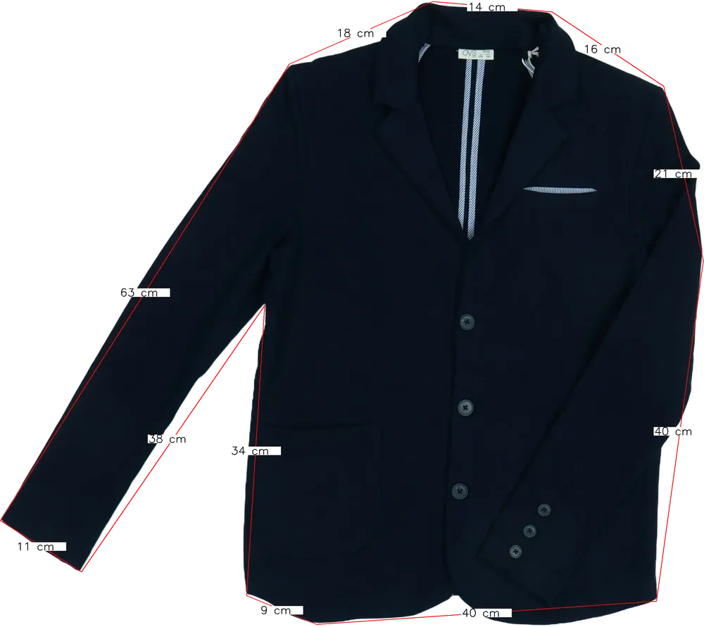 Fekete OVS Dzseki EU 170 / UK 15 év / US XL