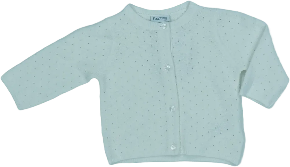 Fehér OVS - Fagottino Kardigán EU 56 / UK Újszülött / US Újszülött