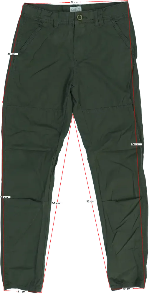 Zöld OVS Hosszúnadrág EU 140 / UK 10 év / US 10 év/L