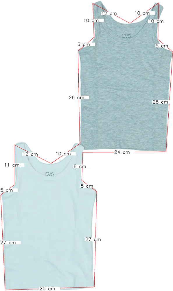 Szürke OVS Csomag - Fiú / Férfi trikók EU 98 / UK 3 év / US 3T