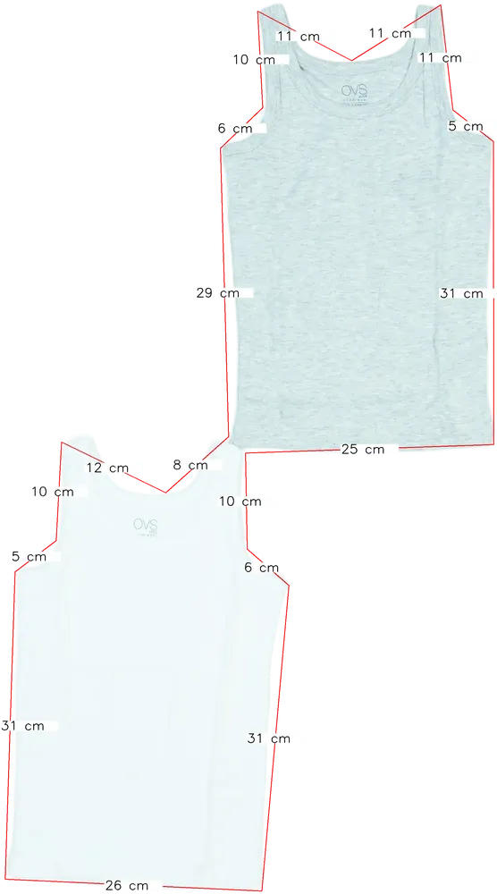 Szürke OVS Csomag - Fiú / Férfi trikók EU 104 / UK 4 év / US 4T/XS