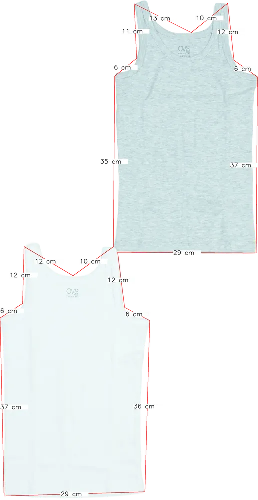 Szürke OVS Csomag - Fiú / Férfi trikók EU 128 / UK 8 év / US 8 év/M