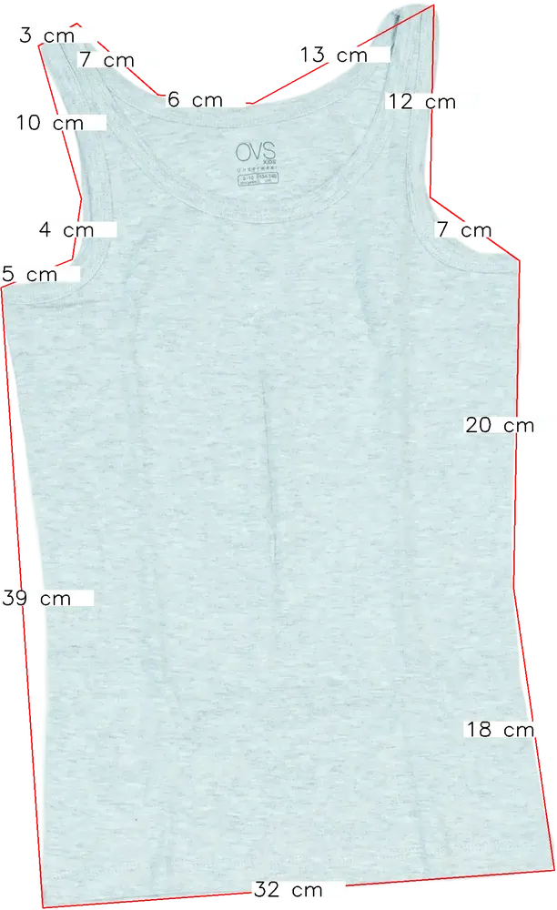 Szürke OVS Csomag - Fiú / Férfi trikók EU 140 / UK 10 év / US 10 év/L