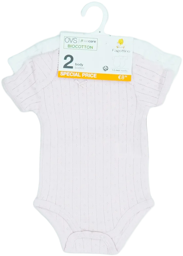 Rózsaszín OVS - Fagottino Csomag - Body EU 62 / UK 0-3 hónap / US 0-3 hónap