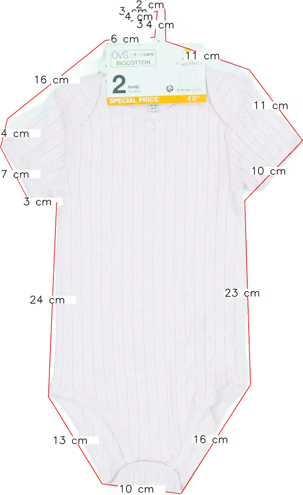 Rózsaszín OVS Csomag - Body EU 98 / UK 3 év / US 3T