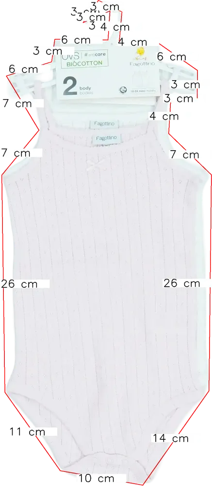 Rózsaszín OVS - Fagottino Csomag - Body EU 92 / UK 2 év / US 2T