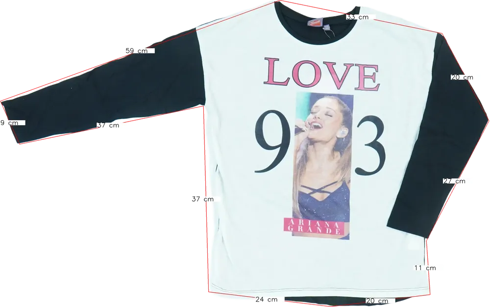 Fehér OVS Hosszú ujjú felső EU 152 / UK 12 év / US 12 év/L