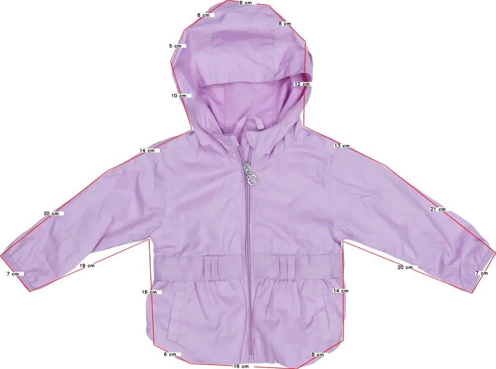 Rózsaszín OVS - Fagottino Széldzseki EU 74 / UK 6-9 hónap / US 6-9 hónap