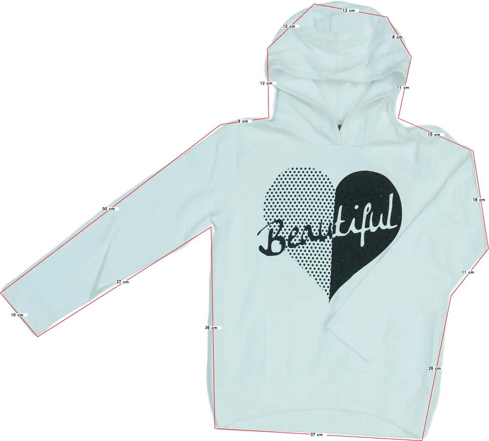 Fehér OVS Kapucnis pulóver EU 146 / UK 11 év / US 12 év/L