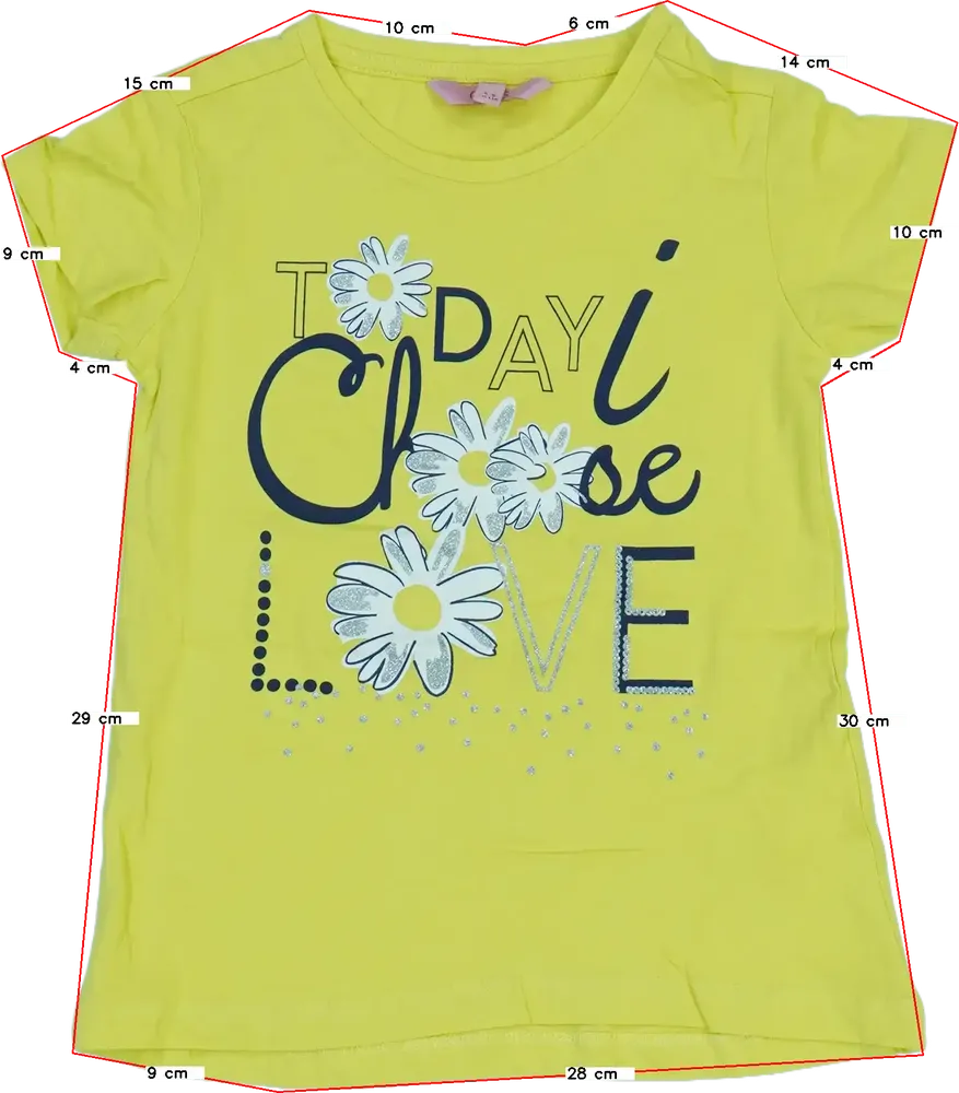 Sárga OVS Póló EU 116 / UK 6 év / US 6 év/S