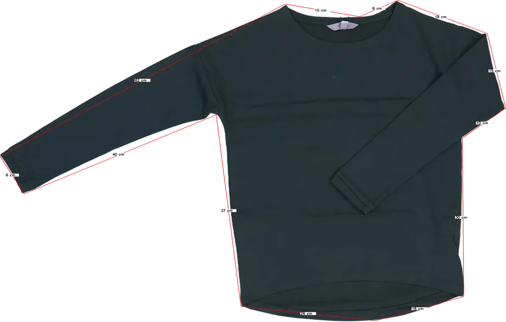 Szürke OVS Hosszú ujjú felső EU 152 / UK 12 év / US 12 év/L