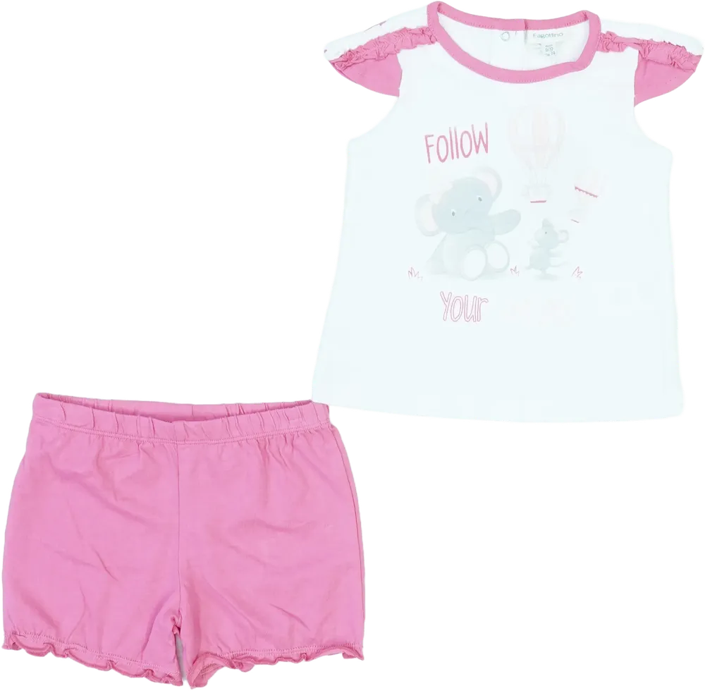 Multicoloured OVS - Fagottino 2-piece set - Top &amp; Bottom EU 80 / UK 9-12 months / US 12 months