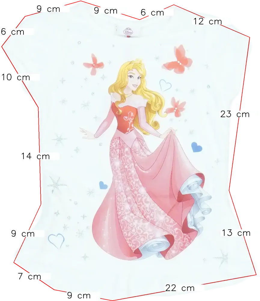 Fehér Disney Póló EU 104 / UK 4 év / US 4T/XS