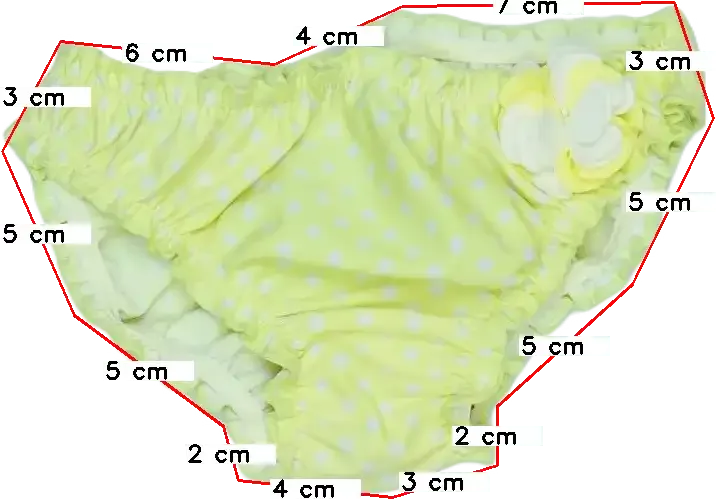 Sárga OVS - Fagottino Bikini alsó EU 68 / UK 3-6 hónap / US 3-6 hónap