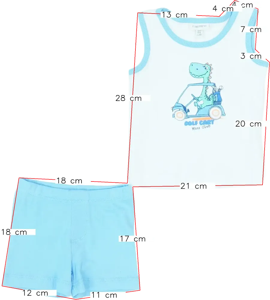 Többszínű OVS - Fagottino 2 részes szett - Felsőruházat és nadrág EU 74 / UK 6-9 hónap / US 6-9 hónap