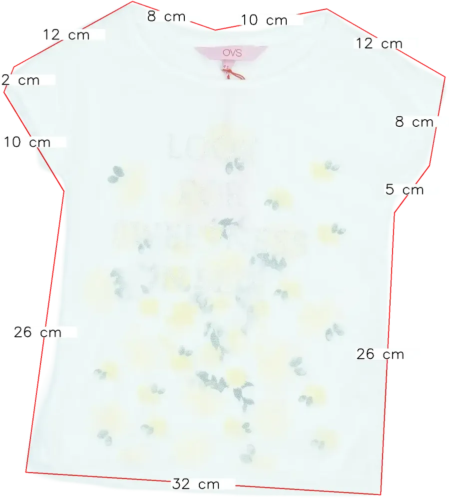 Fehér OVS Blúz EU 110 / UK 5 év / US 5 év/XS