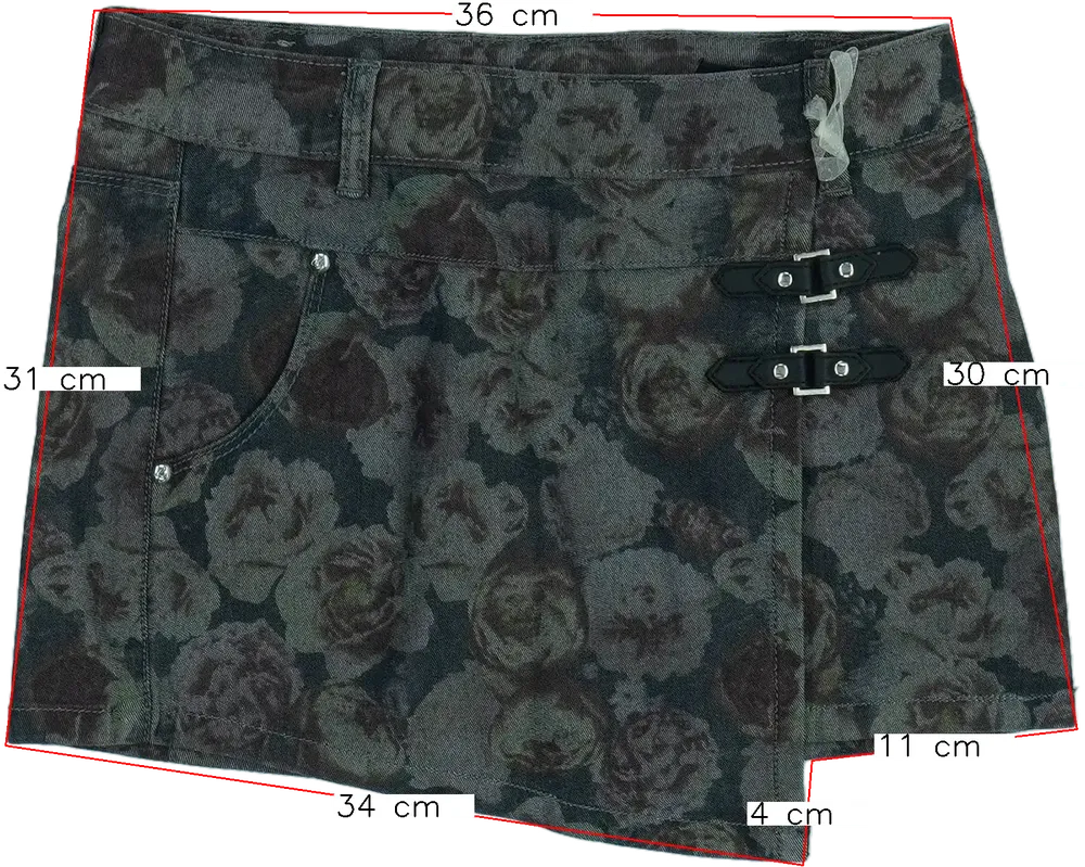 Szürke Gaialuna Szoknya EU 146 / UK 11 év / US 12 év/L