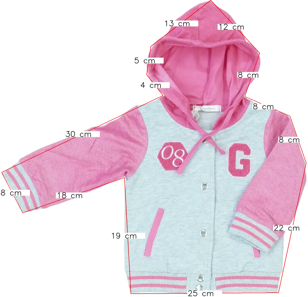 Szürke Gaialuna Átmeneti kabát EU 104 / UK 4 év / US 4T/XS