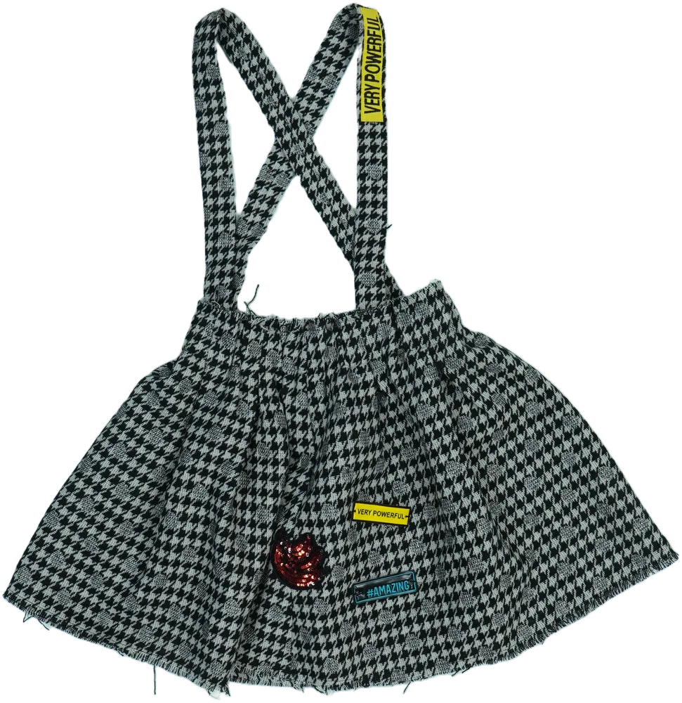 Zöld Gaialuna Kantáros szoknya EU 134 / UK 9 év / US 9 év/L