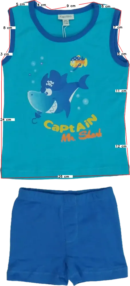 Kék OVS - Fagottino 2 részes szett - Felsőruházat és nadrág EU 92 / UK 2 év / US 2T